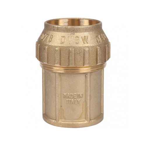 Racord drept feminin de compresie, Tiemme, pentru tub PE-PEHD-PEX, 1"1/4