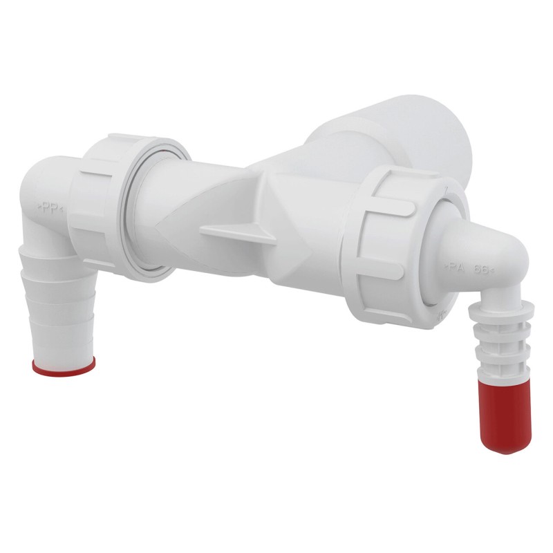 Cot dublu DN408-23 cu supapa, Alcadrain P156Z