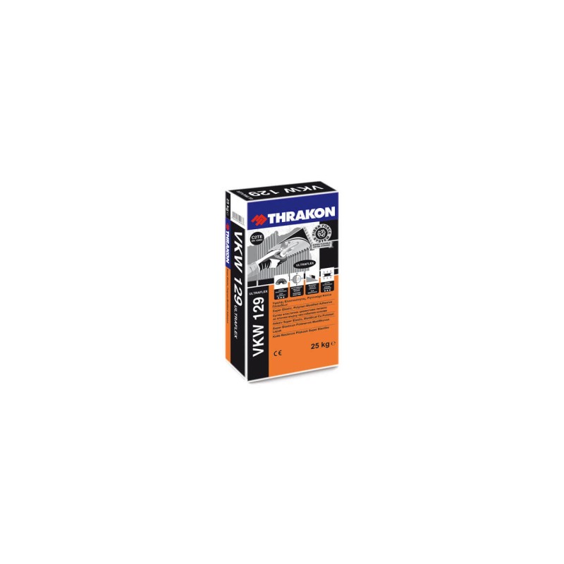 Adeziv super flexibil pentru placari, THRAKON VKW 129, ALB