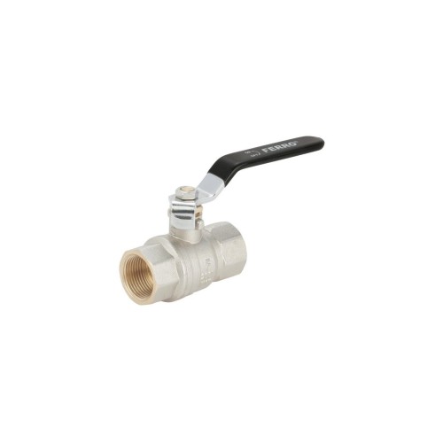 Robinet trecere alama pt. apa, Ferro, PN40, 1 1/2" FI-FI cu sfera si maneta _KPH5