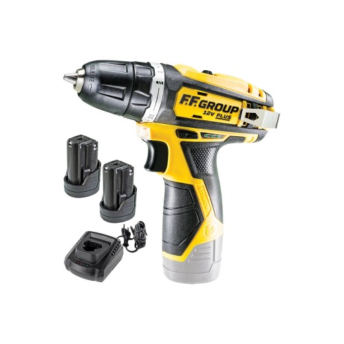 Masina de gaurit si insurubat cu acumulator 12V , FF Group CDD 12V PLUS, 30NM, 2x2.0 Ah, 41304