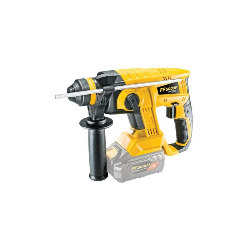 Ciocan rotopercutor fara acumulator, FF Group CRH/2-20-BL 20V Plus, 0-1.420 rot/min, 2.2 J