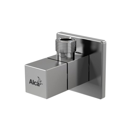 Robinet coltar patrat Alcadrain 1/2"X3/8", Metal cromat