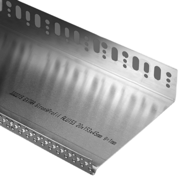 Profil soclu aluminiu cu picurator 153x250x1 mm