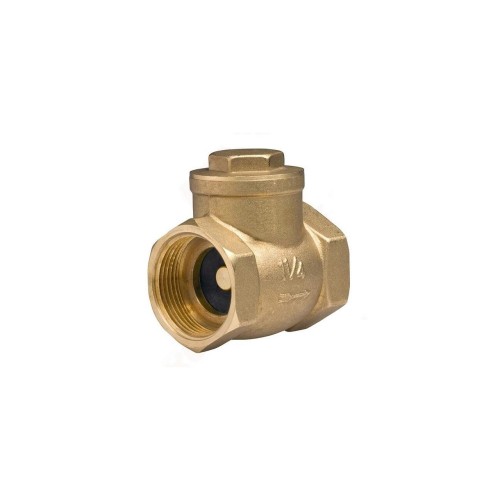 Supapa de sens din alama cu clapeta, Ferro, 1"_ZZK3