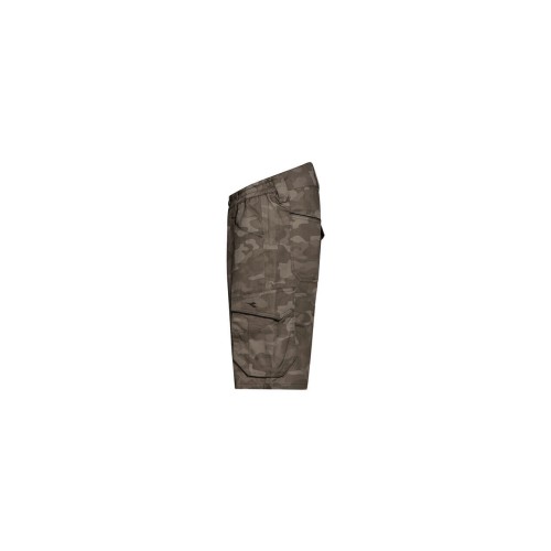 PANTALONI SCURTI, DIADORA BERMUDA POLY CAMO, GREY HEMP, M, 702.176209