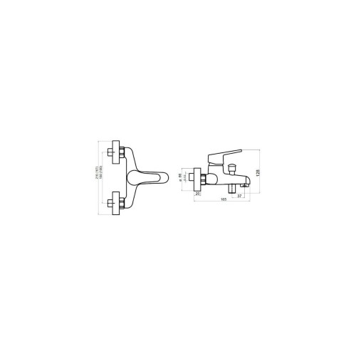 BATERIE PERETE CADA/DUS, FERRO IRIS NEW, CROM, 94420/1.0 BATERIE PERETE CADA/DUS, FERRO IRIS NEW, CROM, 94420/1.0