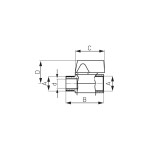 Robinet cu sfera mini,Ferro,1/2_KR2