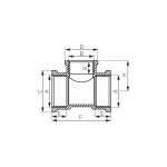 Teu redus alama, Ferro, 1"x3/4x1"_T10Z