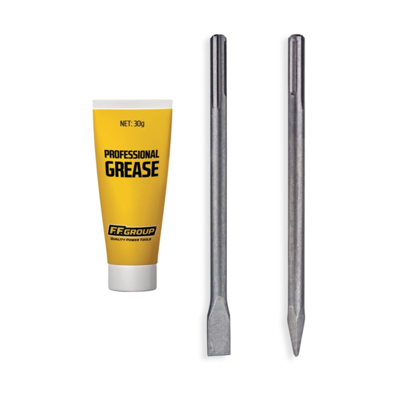 Ciocan demolator (picamer), FF Group DH 11 MX PRO, cablu 6m, 220-240V, 1000-1900 percutii/min, impact 25J, 1500W