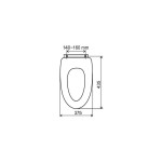 CAPAC WC SOFT-CLOSE DIN PLASTIC, FERRO, ALB, WC/SOFTCLOSE CAPAC WC SOFT-CLOSE DIN PLASTIC, FERRO, ALB, WC/SOFTCLOSE