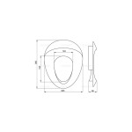 Capac WC adaptor pentru copii, Alcadrain A68