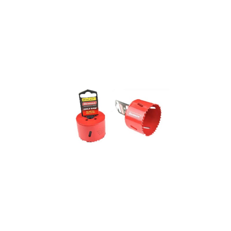 CAROTA BI-METAL HSS COBALT, BENMAN, 64 MM, 74221