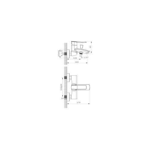 BATERIE PERETE CADA/DUS, FERRO FLORENCE VERDELINE, BFL1VL BATERIE PERETE CADA/DUS, FERRO FLORENCE VERDELINE, BFL1VL