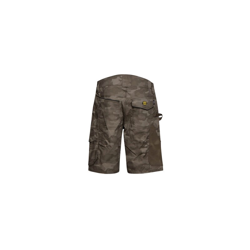 PANTALONI SCURTI, DIADORA BERMUDA POLY CAMO, GREY HEMP, L, 702.176209