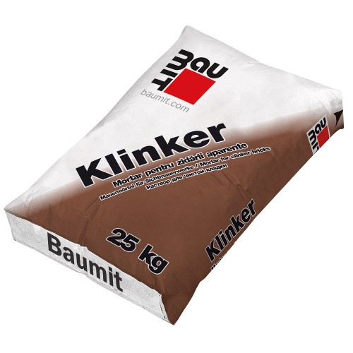 Adeziv pentru zidărie aparentă Baumit Klinker 25kg Adeziv pentru zidărie aparentă Baumit Klinker 25kg