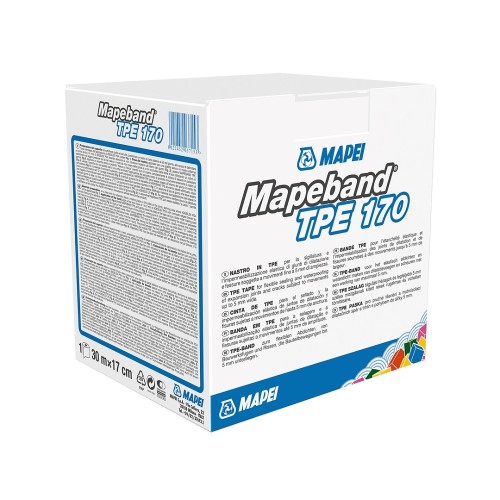 Banda etansare flexibila pentru impermeabilizare rosturi de dilatatie Mapeband TPE 170 Mapei 30ml/rola Banda etansare flexibila pentru impermeabilizare rosturi de dilatatie Mapeband TPE 170 Mapei 30ml/rola
