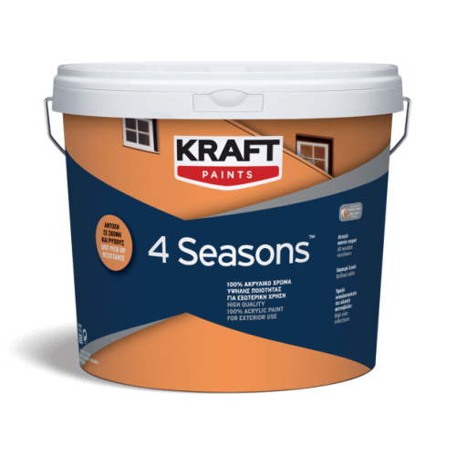 Kraft 4 Seasons™ Vopsea Acrilică Elastomerică Premium Kraft 4 Seasons™ Vopsea Acrilică Elastomerică Premium