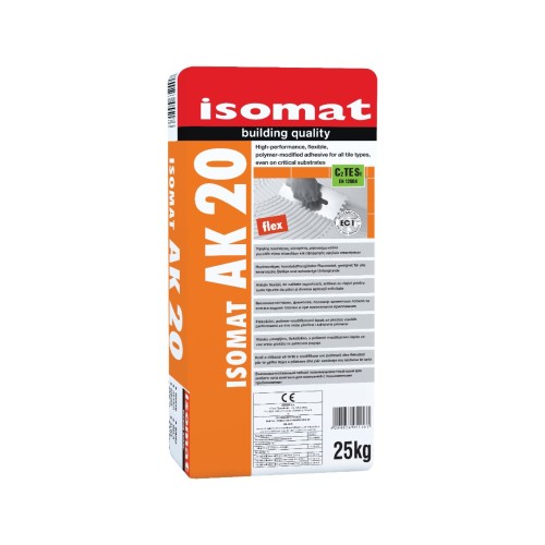 Adeziv flexibil Isomat AK-20 GRI C2 TE S1 Adeziv flexibil Isomat AK-20 GRI C2 TE S1
