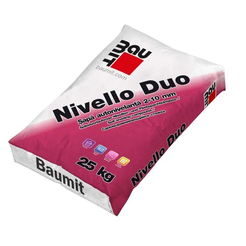 Sapa autonivelantă Baumit Nivello Duo 2-10 mm 25 kg  Sapa autonivelantă Baumit Nivello Duo 2-10 mm 25 kg