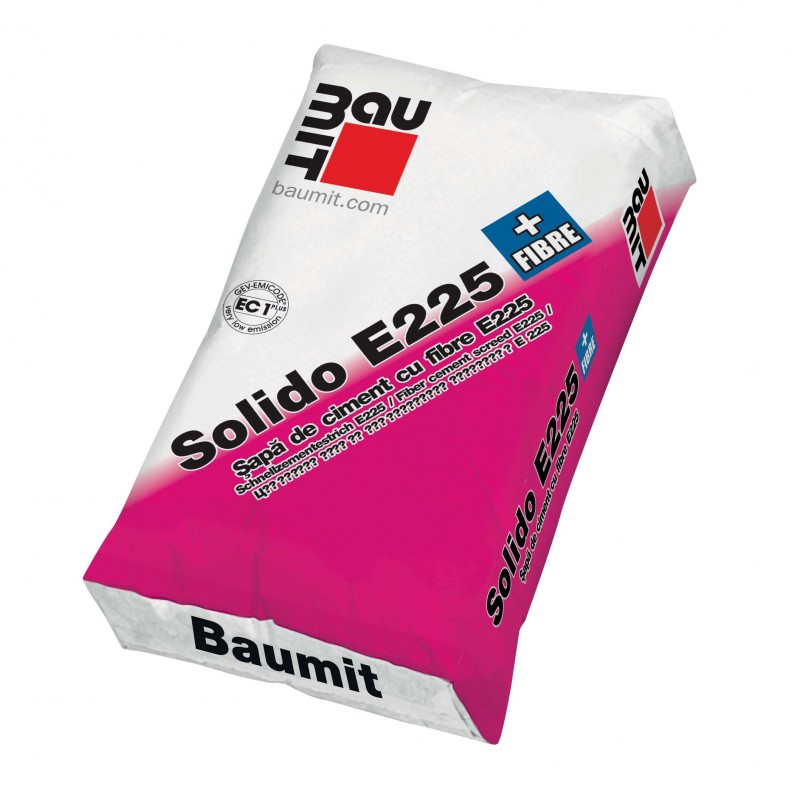 Sapa de ciment in aderenta Baumit Solido E225 + fibre Sapa de ciment in aderenta Baumit Solido E225 + fibre