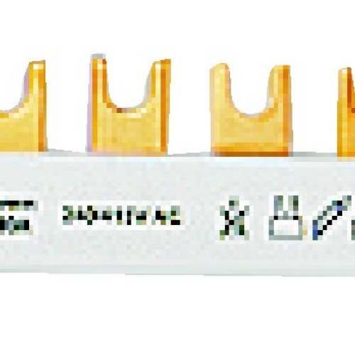 Baretă cu contacte furcă, 16 mm², L1/L2/L3/N, 4 poli, 56UH