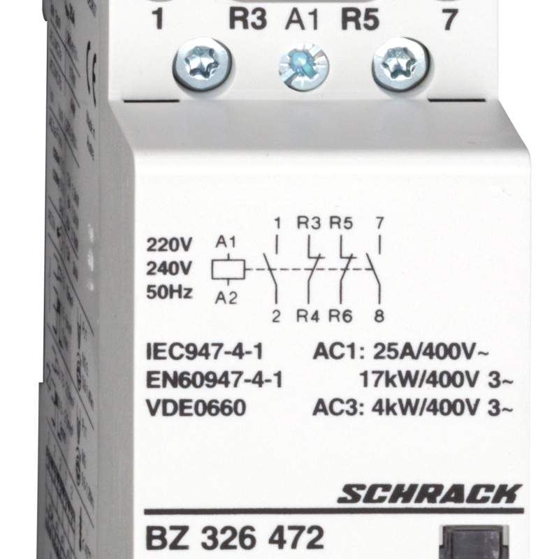 Contactor modular 25A 2ND 2NI 230VAC