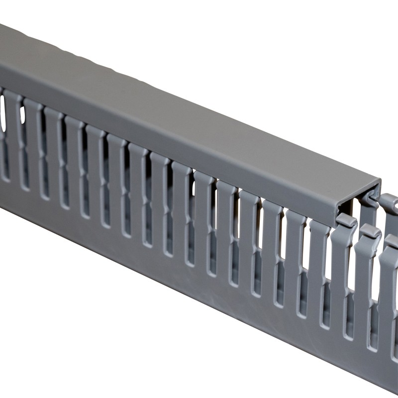 Canal cablu 25x60mm (LxA), fără pb, RAL7030 Canal cablu 25x60mm (LxA), fără pb, RAL7030
