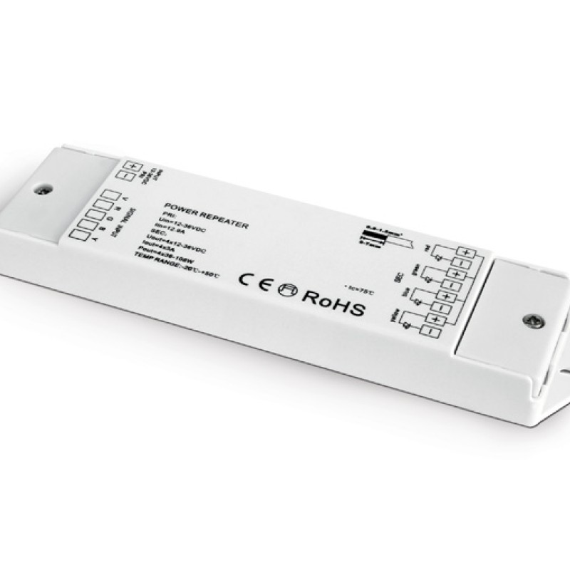 89302, DATA REPEATER 12-36V RGB+W 4ch x 5A 89302, DATA REPEATER 12-36V RGB+W 4ch x 5A