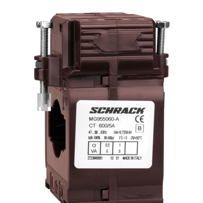 Transformator de curent 600/5A, 40x10