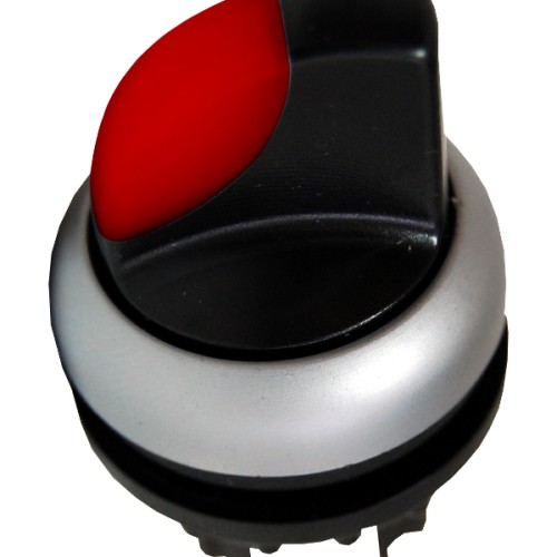 Buton selector 0-1 cu revenire rosu