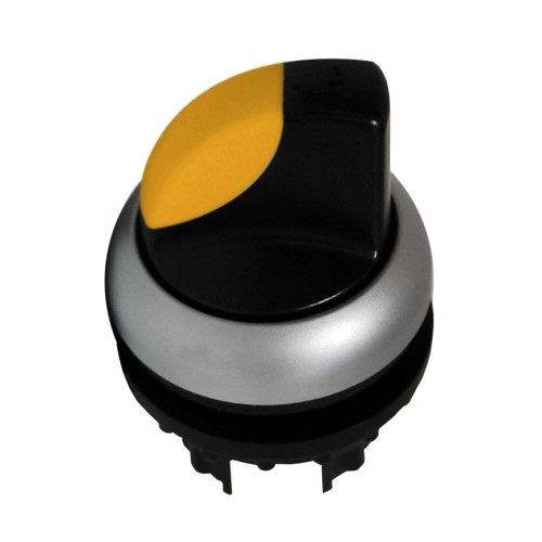 Buton selector 0-1 fara revenire galben