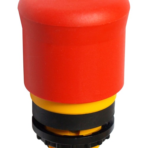 Buton ciuperca avarie rosu D=38mm