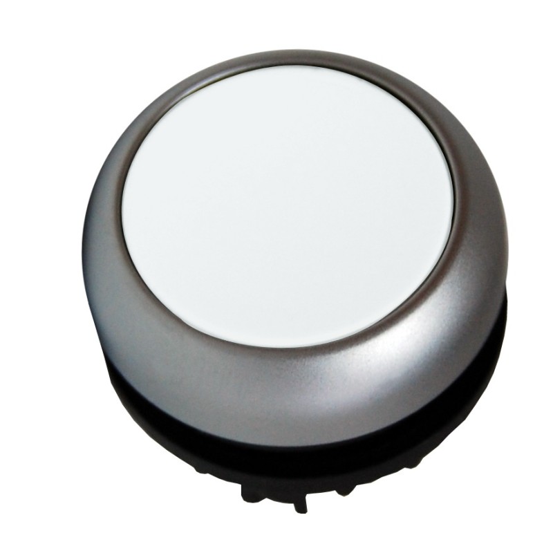 Buton comanda iluminat scund cu revenire alb Buton comanda iluminat scund cu revenire alb