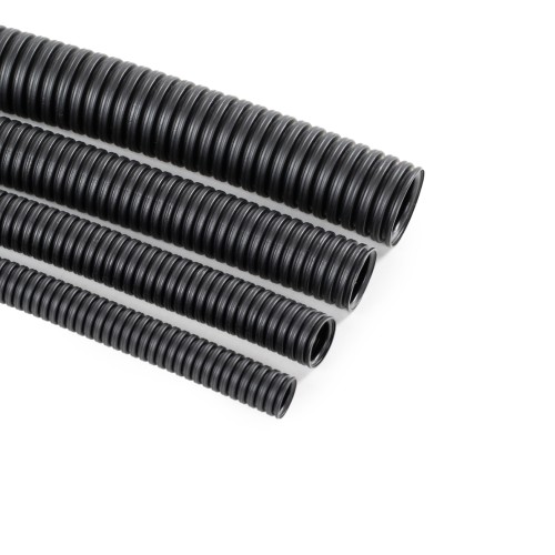Tub gofrat negru FLEX 320N,D11,HF,stabilizat UV, CU FIR