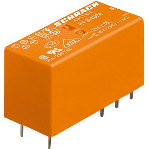 Releu RT 8A 12VDC 2C comutator 5.0mm