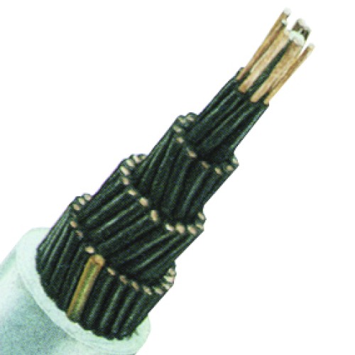 Cablu de comandă cu izol. din PVC,  YSLY-OZ 5 x 0,75 gri