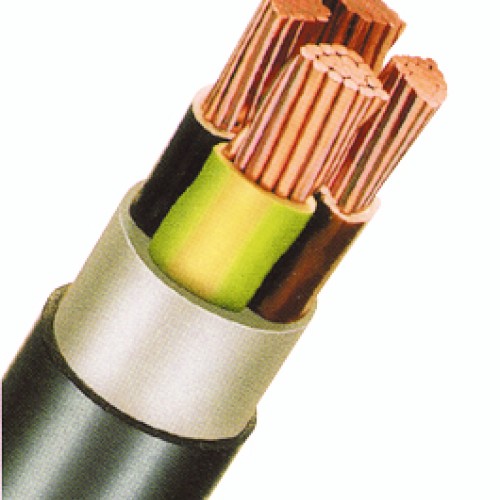 Cablu de energie, PVC, 0,6/1kV E-YY-J* 3 x 1,5 RE negru