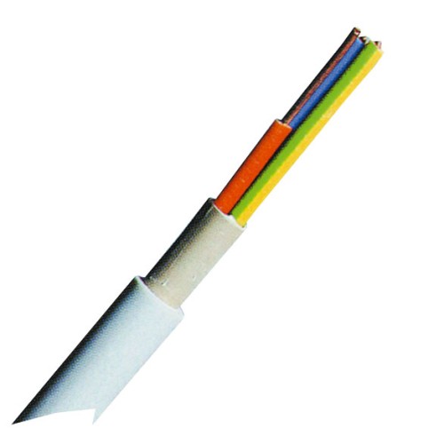 Cablu cu izol. şi manta din PVC (N)YM-J 3x2,5mm² gri deschis