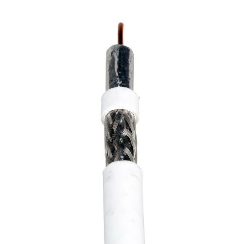 Cablu coaxial DIGI-SAT 3000, 75 Ohm, PVC alb, colac 100m