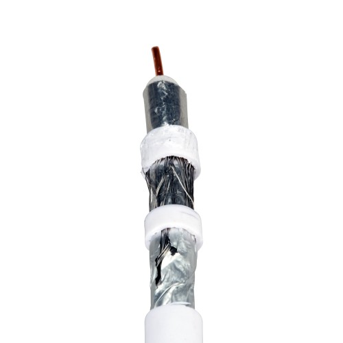 Cablu coaxial DIGI-SAT 3030, 75 Ohm, PVC alb, tambur 500m
