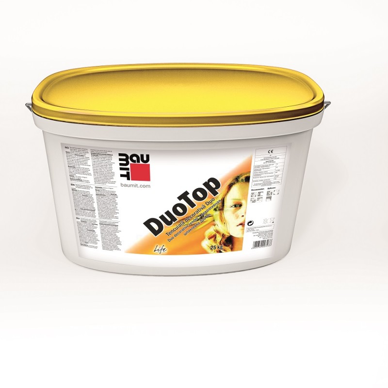 Tencuiala decorativa Baumit DuoTop 25 kg	 Tencuiala decorativa Baumit DuoTop 25 kg
