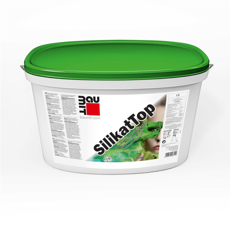 Tencuiala decorativa silicatica Baumit SilikatTop 25 kg	