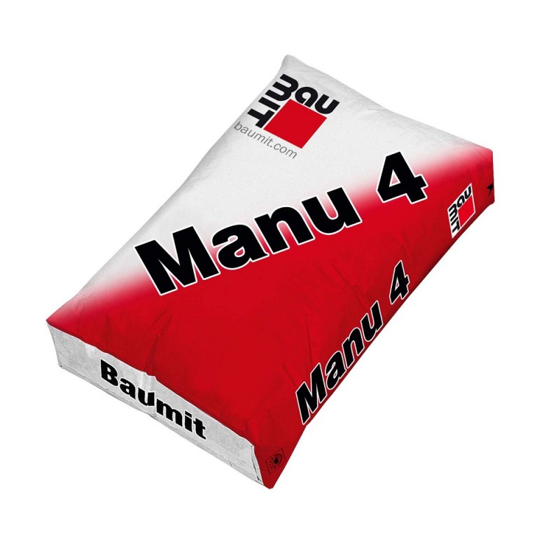Tencuială manuală var-ciment Baumit Manu 4	 Tencuială manuală var-ciment Baumit Manu 4